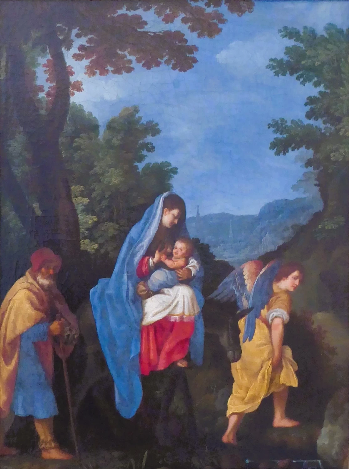 Fuga in Egitto - musée des Beaux, Arts de Chartres, attribuito